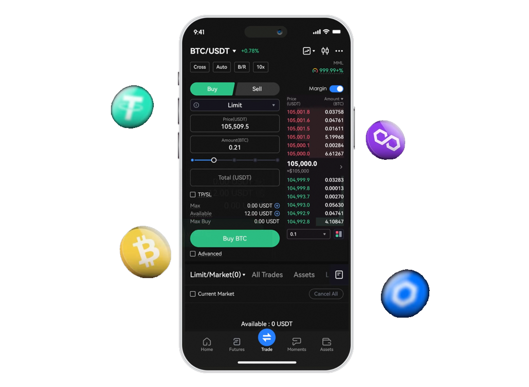 Gate.io官网APP界面